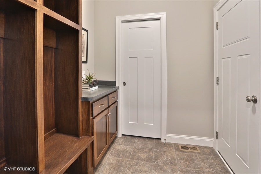 Mudroom w/ lockers